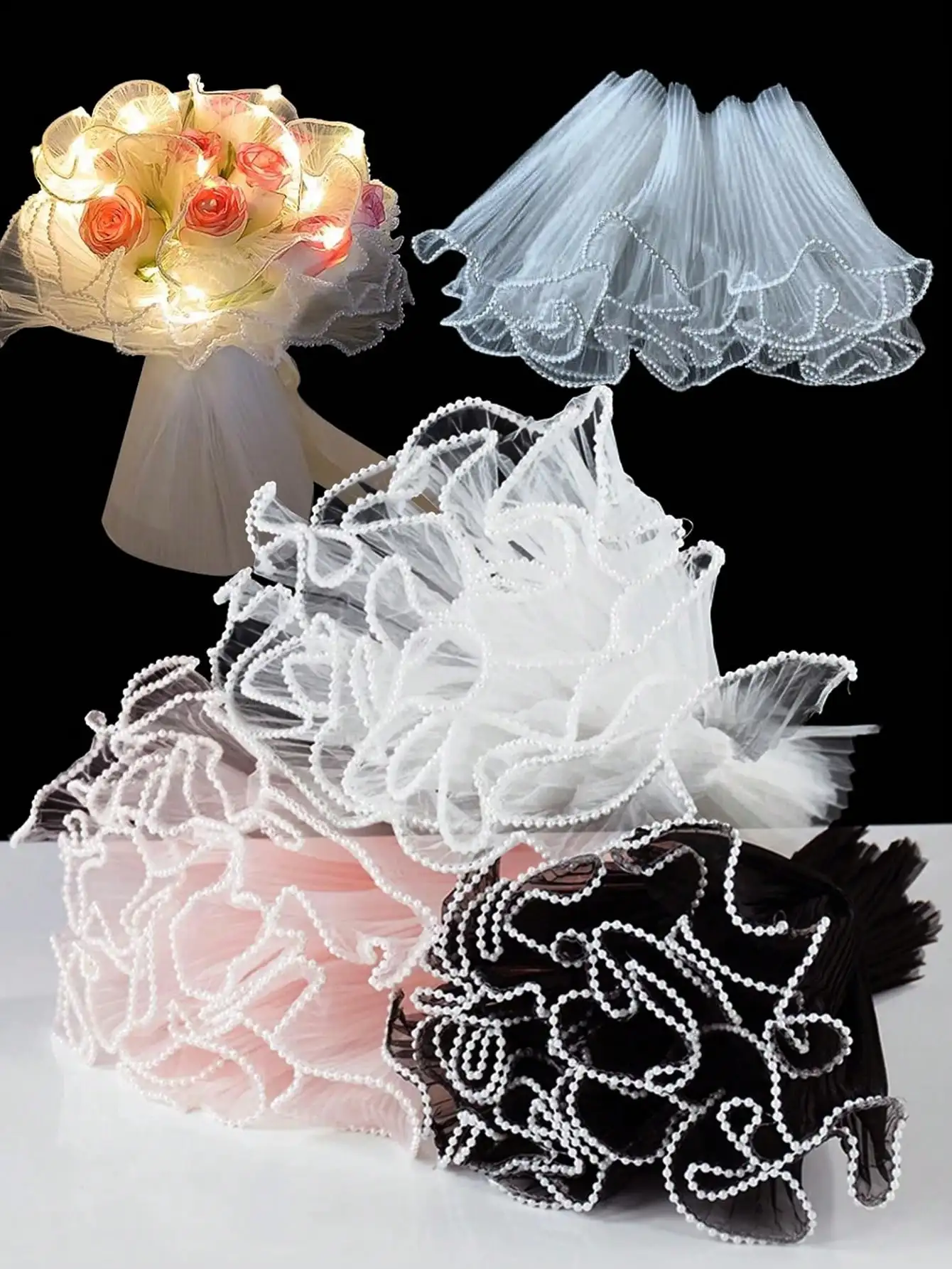 4Yards Faux Pearl Edge Flower  - Ae Florist Supply review and price