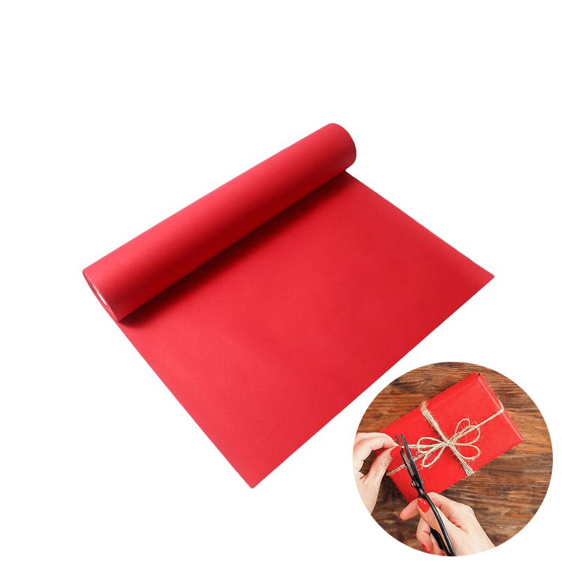 Red CRAFT ART KRAFT GIFT PAPER - Flower Wrap Kraft review and price