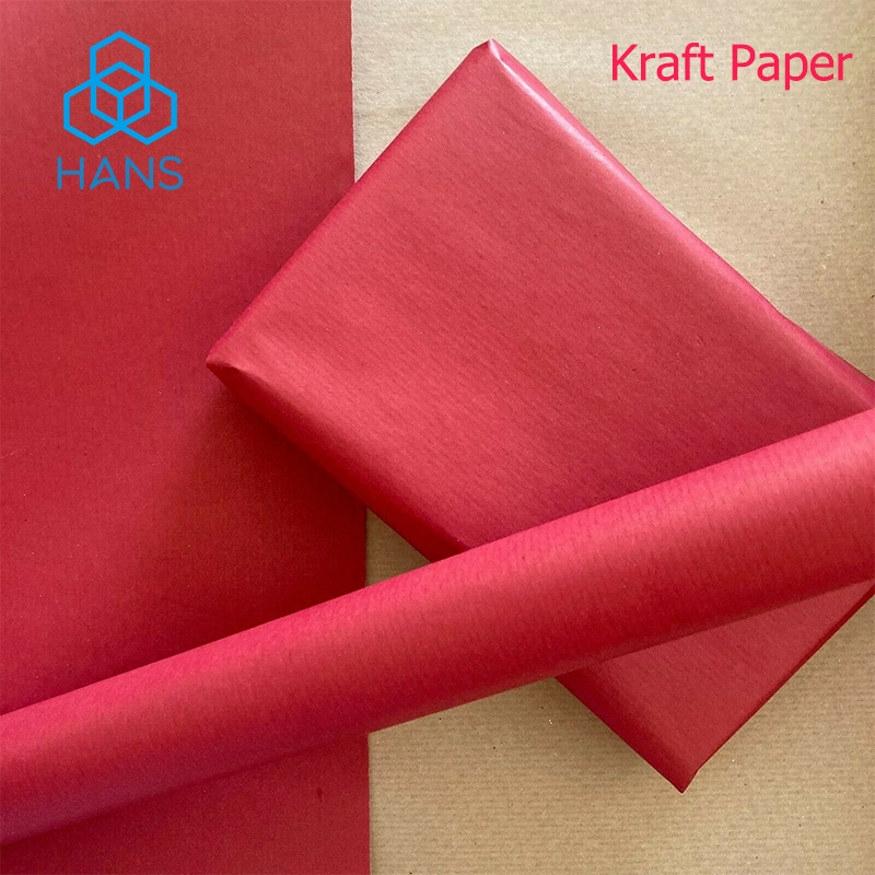 Red CRAFT ART KRAFT GIFT PAPER - Flower Wrap Kraft review and price