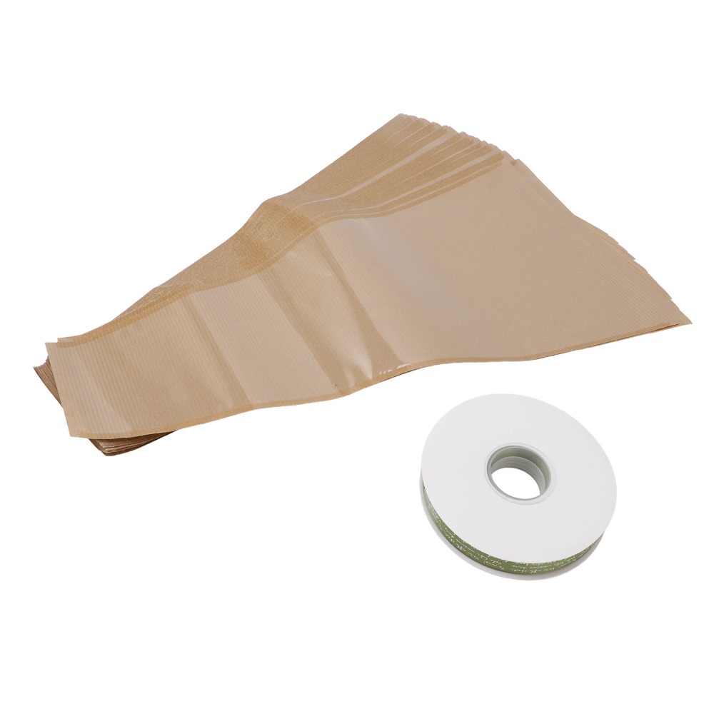 50Pcs Light coffee Flower Wrap - Flower Wrap Kraft review and price